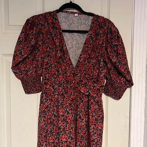 COPY - Red puff sleeve mini